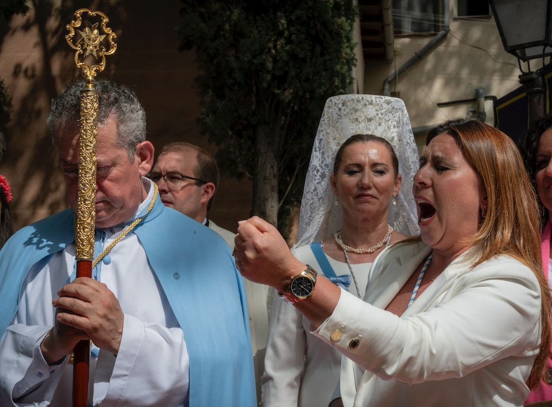 Sonia Andrade Canta El Domingo De Resurreccion Foto Ivan Espinola